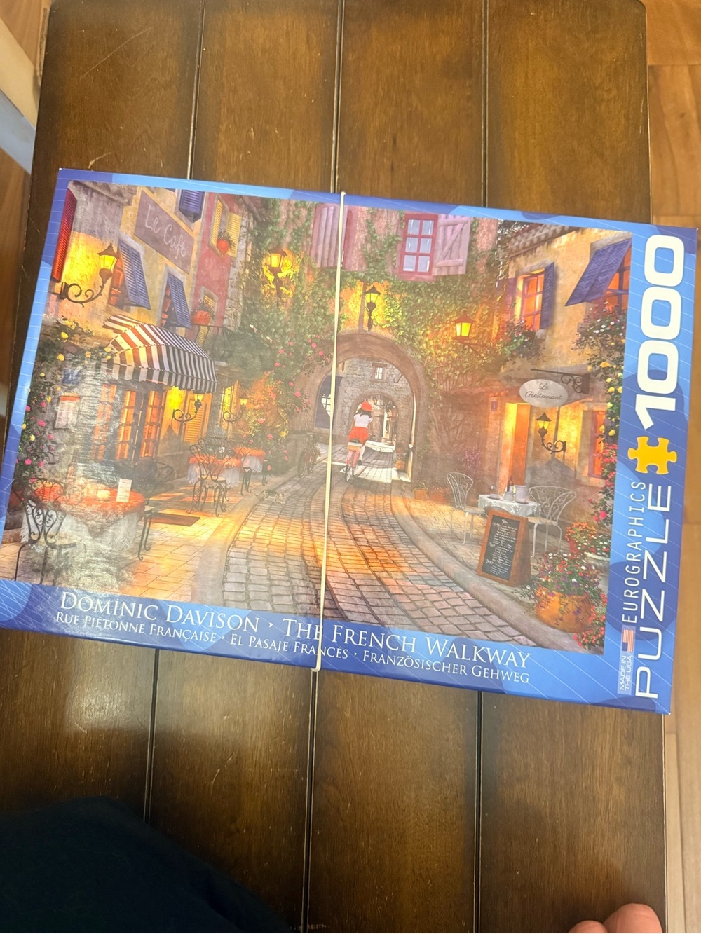 1000-Piece Puzzle - The French Walkway (Blue)